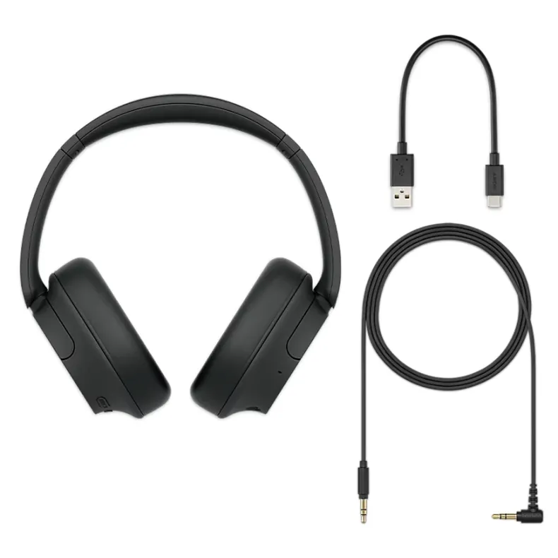 Sony WH-CH720N belaidės ausinės, juoda, 4 nuotrauka