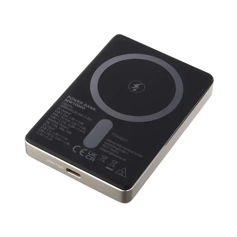 Intenso MW10000 MagSafe nešiojama baterija 10000 mAh, šampaninė, 2 nuotrauka