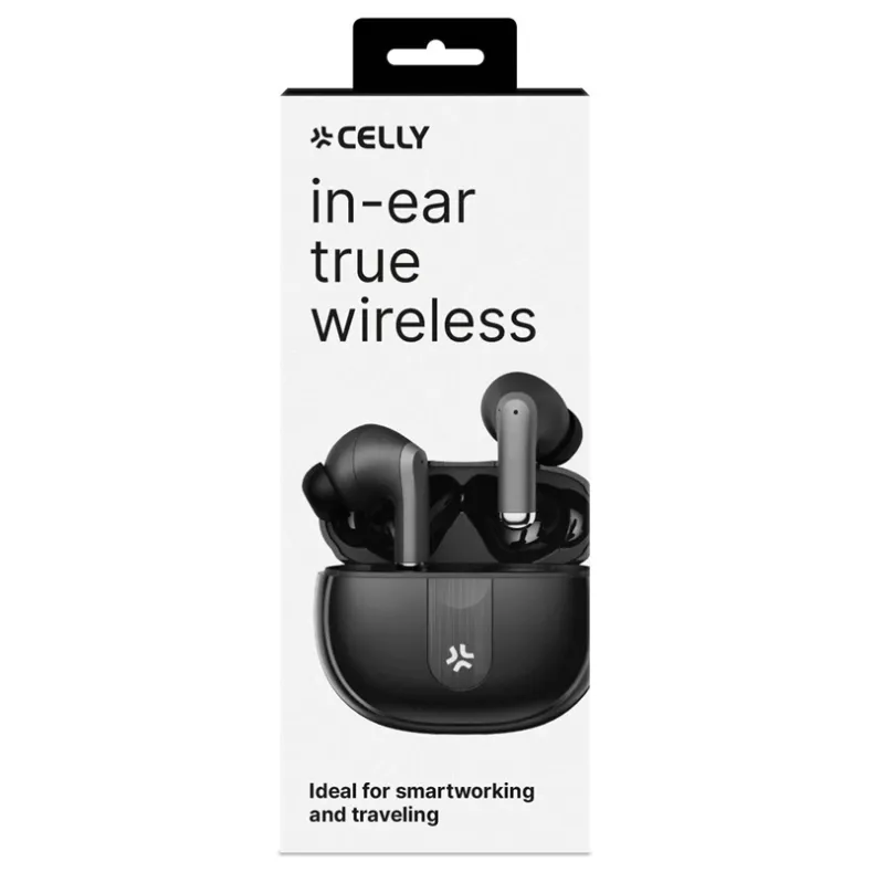 Celly Ultrasound belaidės ausinės, juoda, 3 nuotrauka