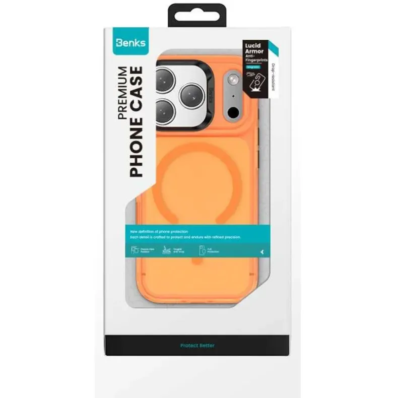 Benks iPhone 17 Pro Max Lucid Armor dėklas,5 nuotrauka