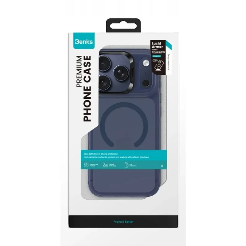 Benks iPhone 17 Pro Max Lucid Armor dėklas,6 nuotrauka