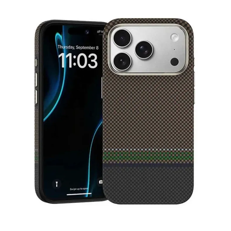 Benks iPhone 17 Pro Max Armor Pro Prestige Kevlar dėklas,1 nuotrauka