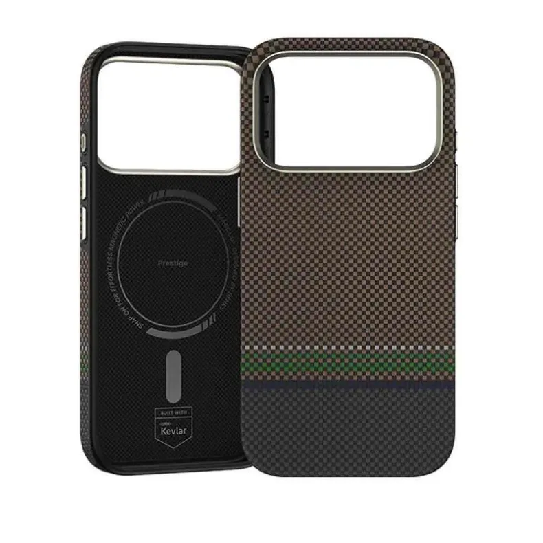 Benks iPhone 17 Pro Max Armor Pro Prestige Kevlar dėklas,2 nuotrauka