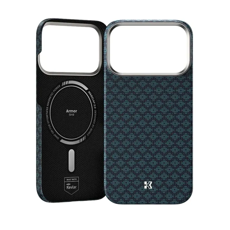 Benks iPhone 17 Pro Armor Air Grid Kevlar dėklas,2 nuotrauka