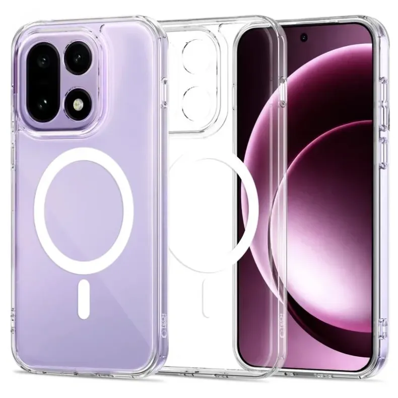 Techprotect OnePlus 15 Flexair Hybrid MagSafe dėklas, skaidri, 2 nuotrauka