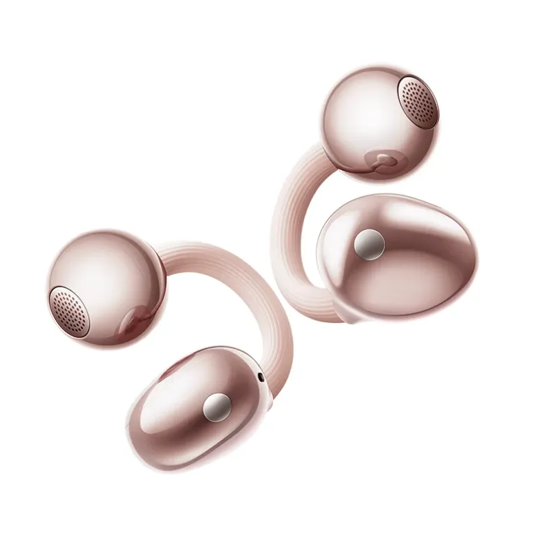 Huawei Freeclip 2 belaidės ausinės, rožinė aukso, 5 nuotrauka