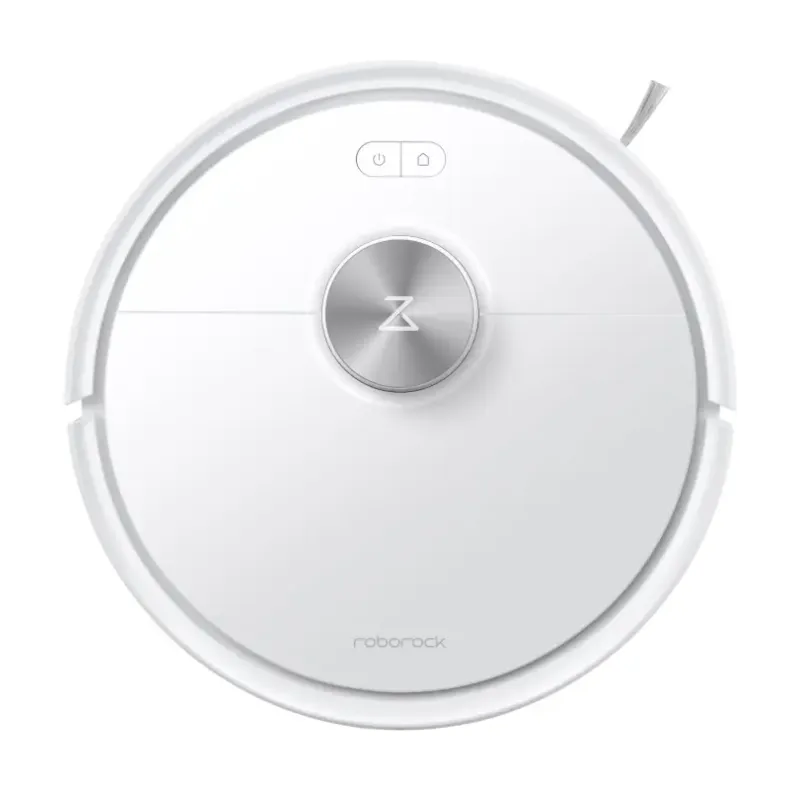 Roborock Q7TF+ dulkių siurblys - robotas, baltas, iš viršaus
