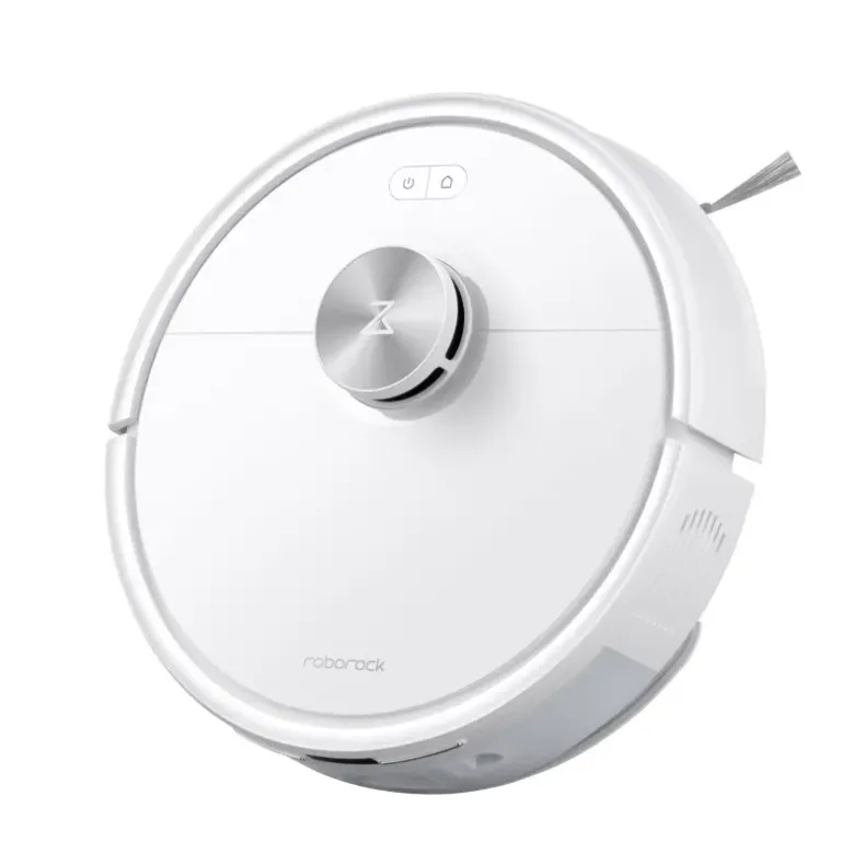 Roborock Q7TF+ dulkių siurblys - robotas, baltas, iš šono