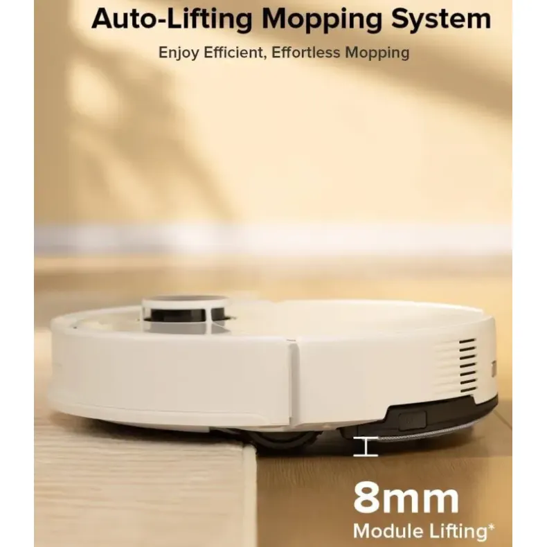 Roborock Q10 VF baltas robotas siurblys, valo kilimą