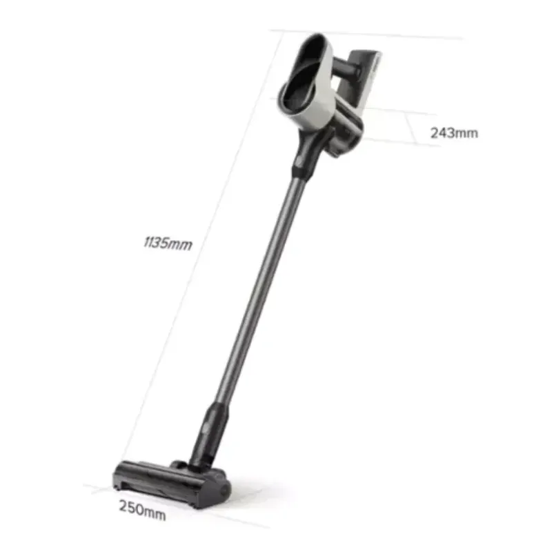 roborock h5 siurblys- šluota, išmatavimai