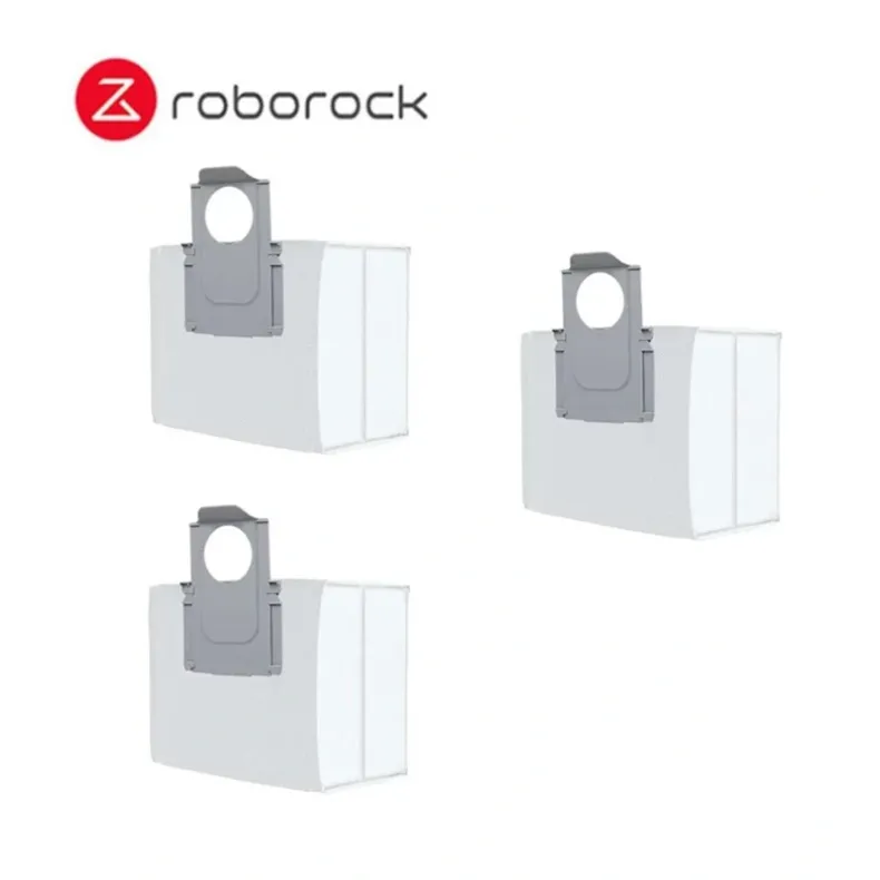  Roborock dulkių siurblio maišeliai, balta, 1 nuotrauka