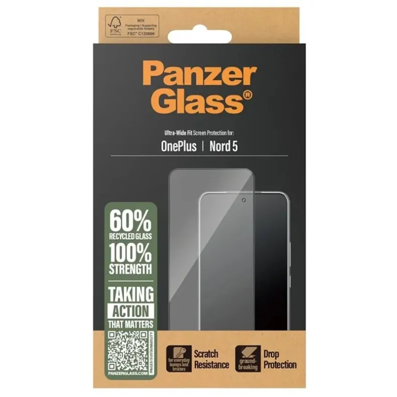 Panzerglass OnePlus Nord 5 stikliukas, 1 nuotrauka