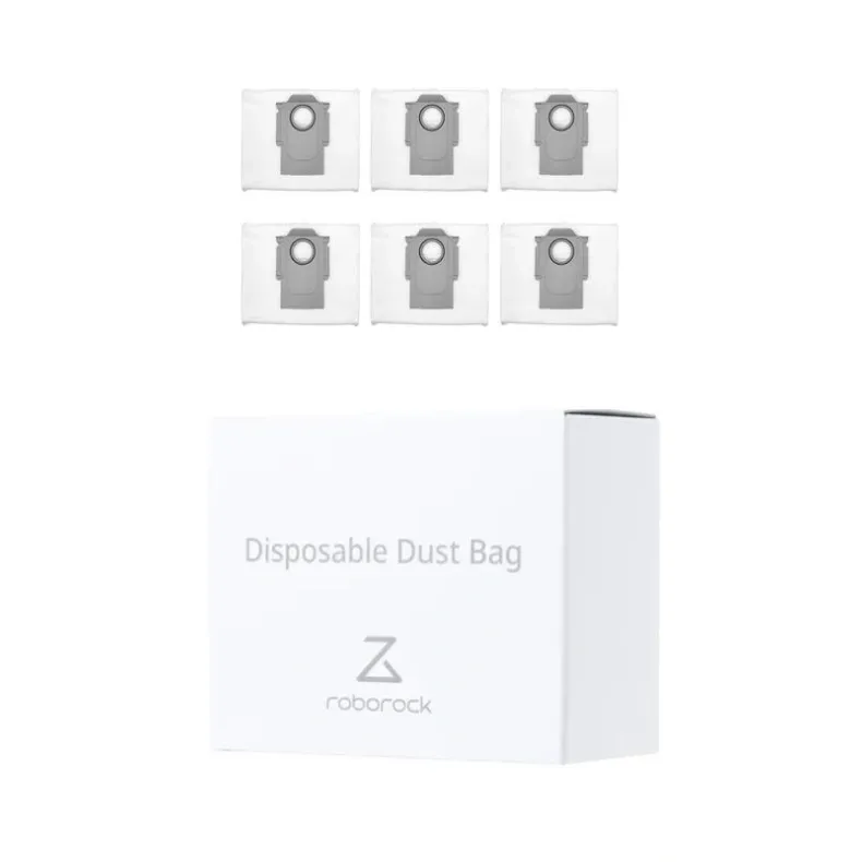 Roborock dulkių maišeliai 8.02.0216 (6vnt.), balta, 1 nuotrauka