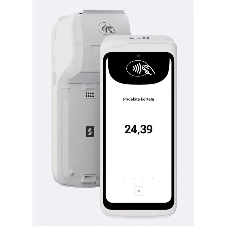 banko korteliu skaitytuvas sumup terminal