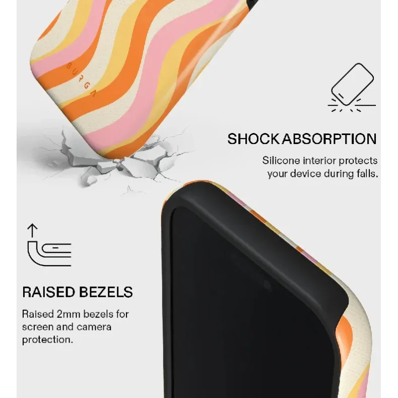 Burga iPhone 17 Pro Max Tough MagSafe dėklas - Flower Power.3 nuotrauka