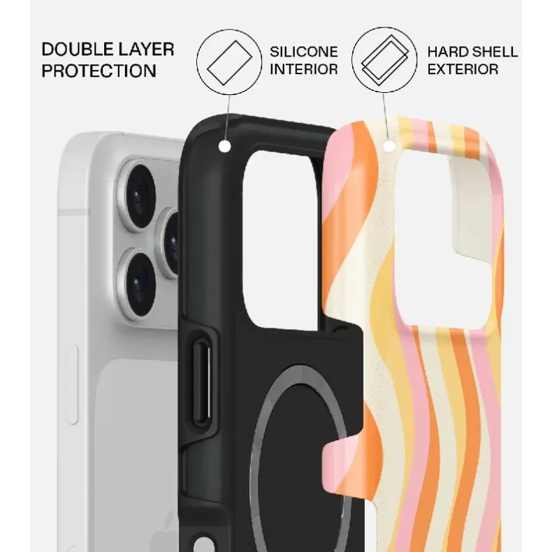 Burga iPhone 17 Pro Tough MagSafe dėklas - Flower Power,2 nuotrauka