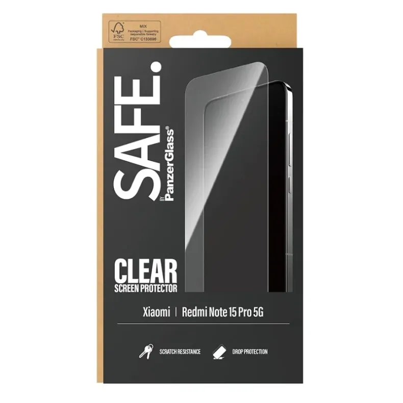 Safe Xiaomi Note 15 Pro 5G stikliukas, 1 nuotrauka