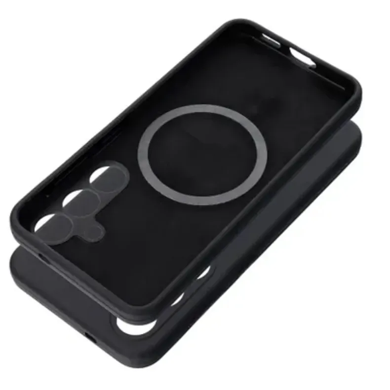 Smart Samsung S26 MagSafe silikoninis dėklas, juodas, 2 nuotrauka