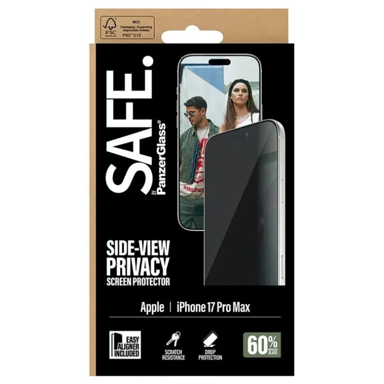 Safe iPhone 17 Pro Max privacy stikliukas, 1 nuotrauka