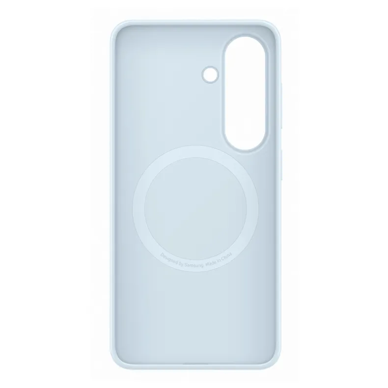 Samsung Galaxy S26 silikoninis magnetinis dėklas, šviesi mėlyna, 5 nuotrauka