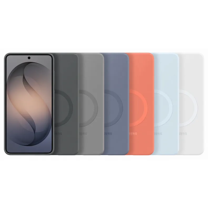 Samsung Galaxy S26+ silikoninis magnetinis dėklas, juoda, 6 nuotrauka