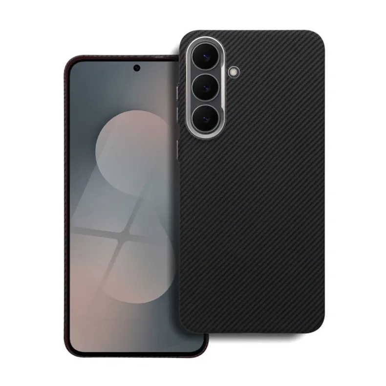 Smart Samsung Galaxy S26 Kevlar MagSafe dėklas, juoda, 1 nuotrauka