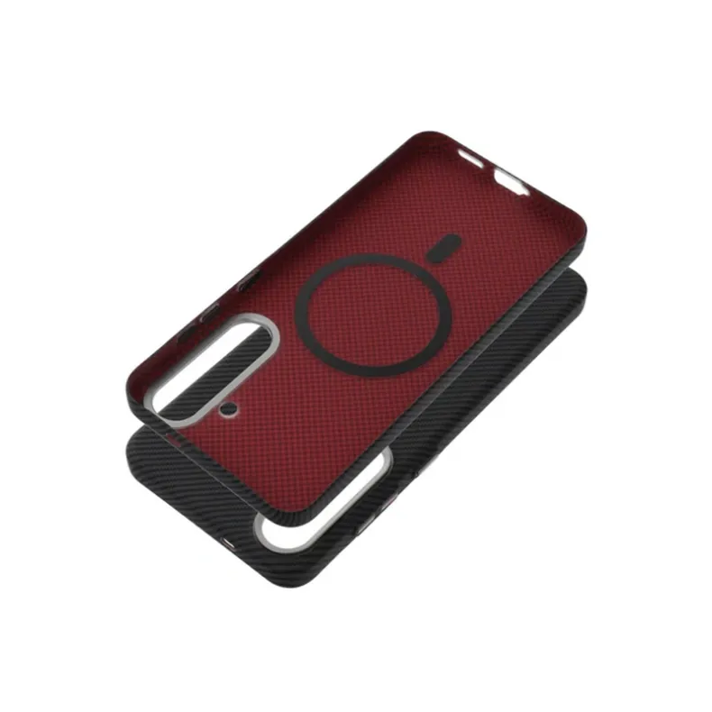 Smart Samsung Galaxy S26 Kevlar MagSafe dėklas, juoda, 2 nuotrauka