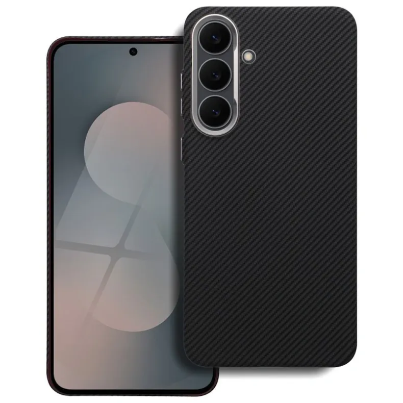 Smart Samsung Galaxy S26 Ultra Kevlar MagSafe dėklas, juoda, 2 nuotrauka