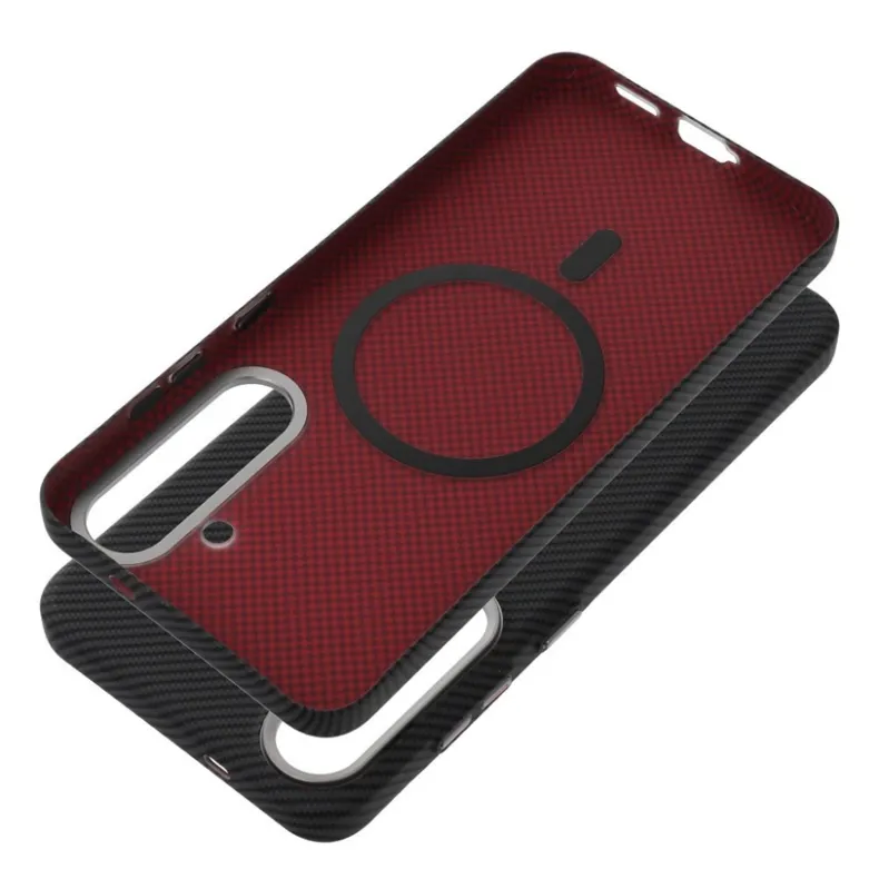 Smart Samsung Galaxy S26 Ultra Kevlar MagSafe dėklas, juoda, 3 nuotrauka