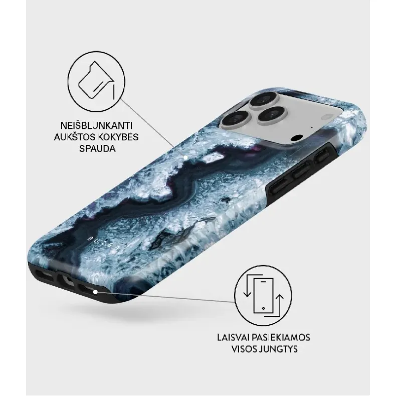 Burga iPhone 17 Pro Max Tought MagSafe dėklas -  Frozen Lake,2 nuotrauka