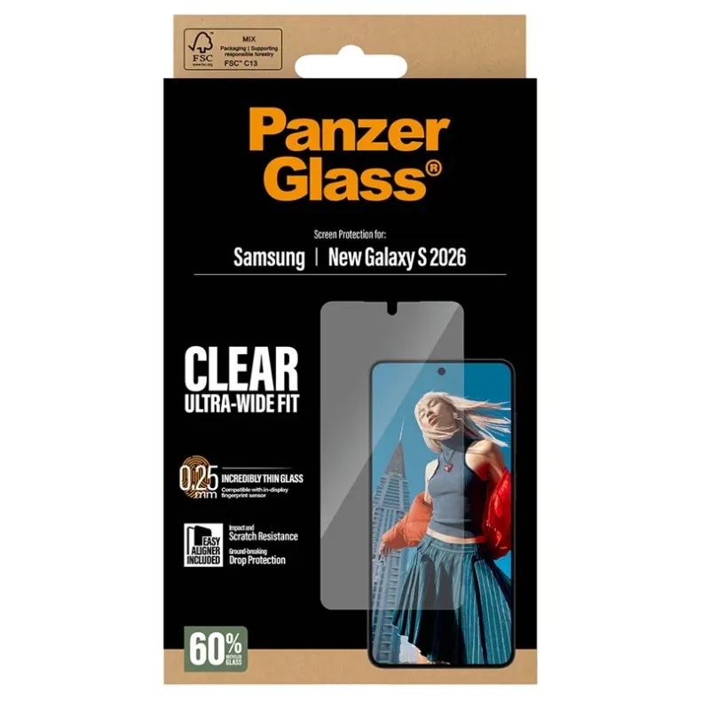  Panzerglass Samsung Galaxy S26 stikliukas, 1 nuotrauka