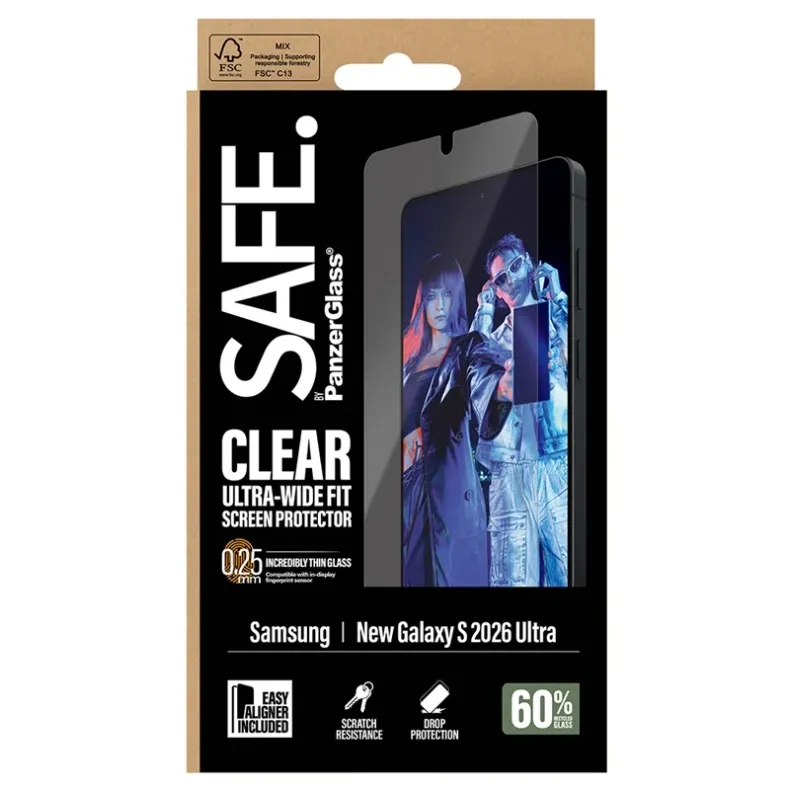 Safe Samsung Galaxy S26 apsauginis stiklas, 1 nuotrauka
