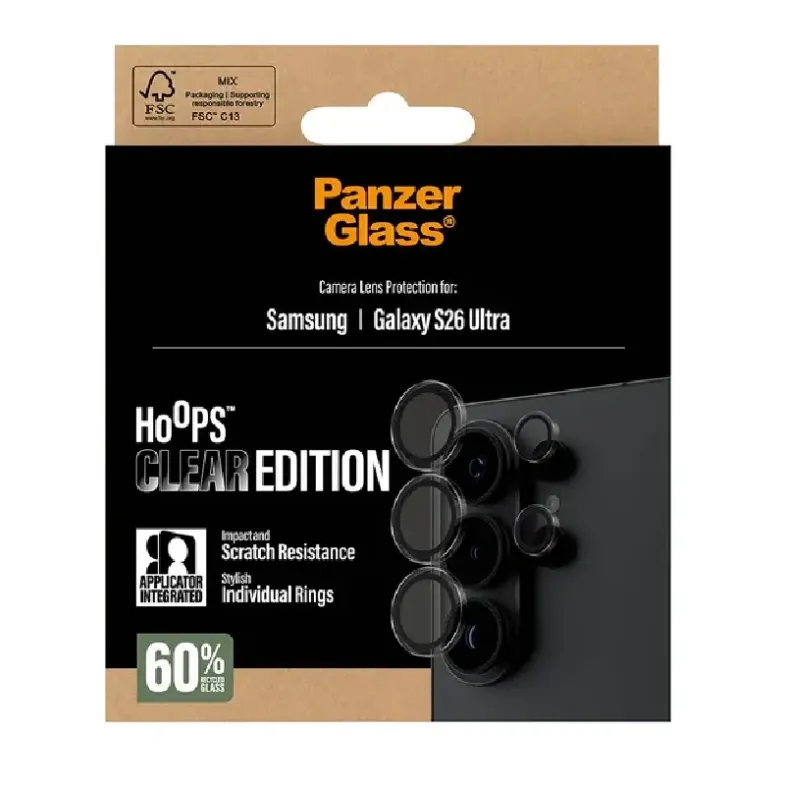 PanzerGlass Samsung S26 Ultra kameros stikliukas, 1 nuotrauka