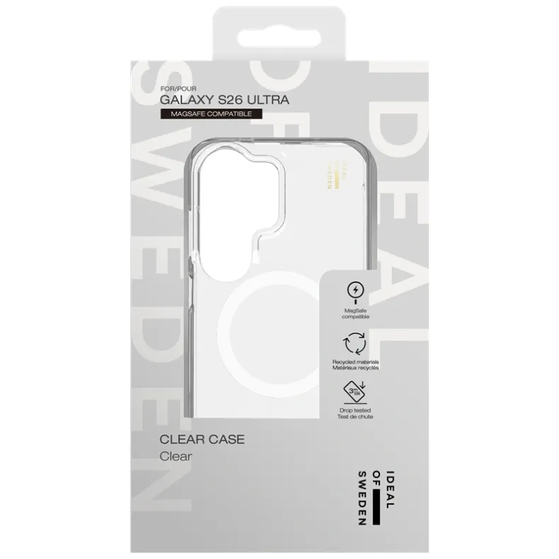 Ideal of Sweden Samsung Galaxy S26 Ultra Clear MagSafe dėklas, skaidri, 4 nuotrauka