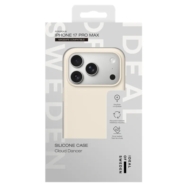 Ideal of Sweden iPhone 17 Pro Max MagSafe silikoninis dėklas, Cloud Dancer, 5 nuotrauka