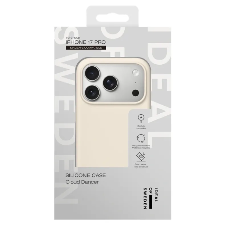 Ideal of Sweden iPhone 17 Pro MagSafe silikoninis dėklas, Cloud Dancer, 5 nuotrauka