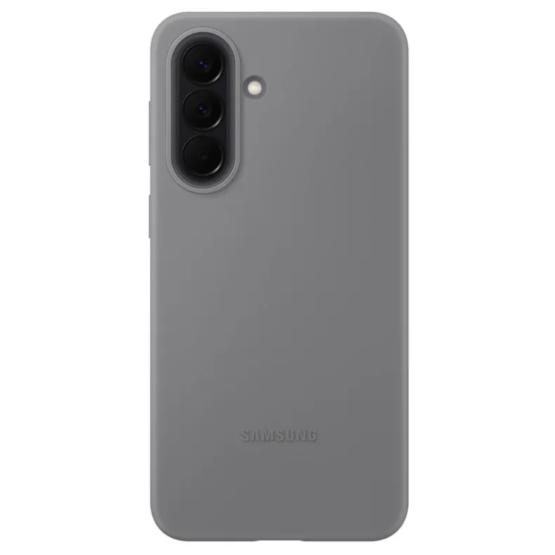 Samsung Galaxy A57 silikoninis dėklas, pilka, 1 nuotrauka