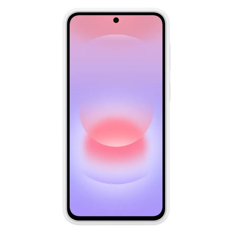 Samsung Galaxy A37 silikoninis dėklas, šviesi pilka, 3 nuotrauka