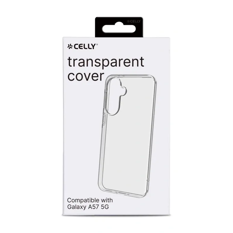 Celly Samsung Galaxy A57 skaidrus silikoninis dėklas, 1 nuotrauka