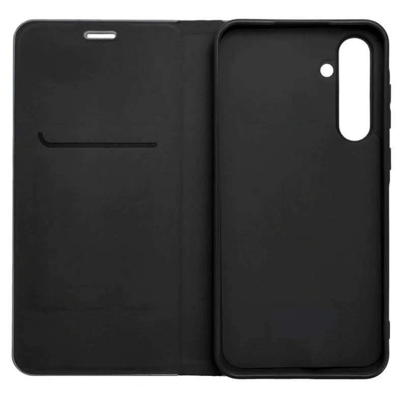  Smart Samsung Galaxy S25 FE Luna Book Carbon dėklas, juoda, 6 nuotrauka