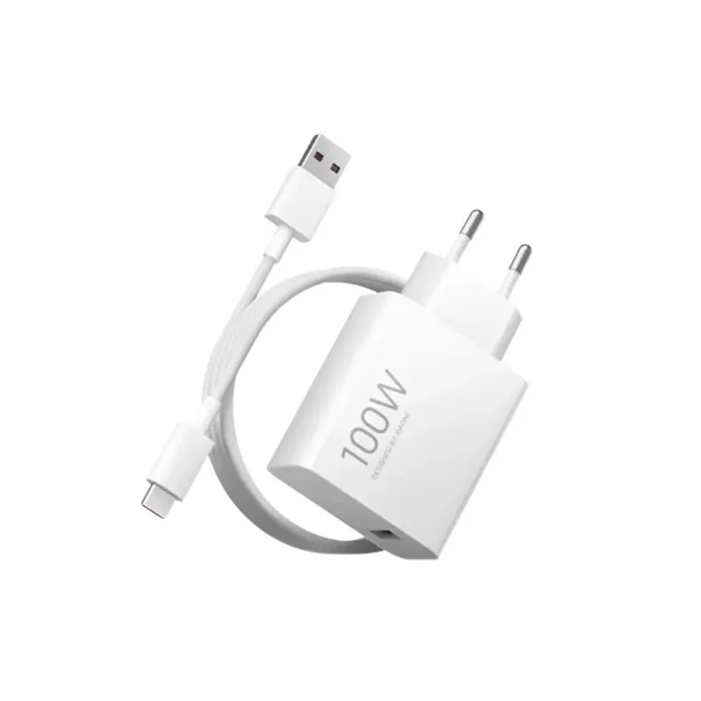 Xiaomi greitas tinklo įkroviklis su USB-A jungtimi ir USB-C laidu - 100W, 2 nuotrauka