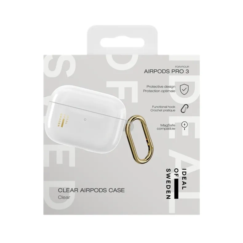 Ideal of Sweden AirPods Pro 3 Clear dėklas, skaidri, 4 nuotrauka
