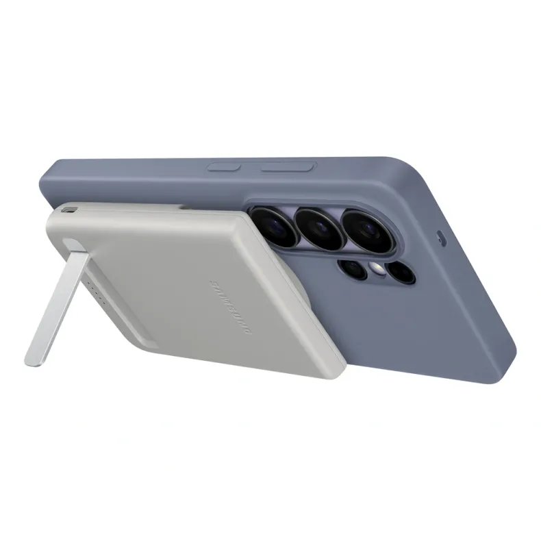 Samsung magnetinė belaidė išorinė baterija - 5000 mAh, pilka, 3 nuotrauka