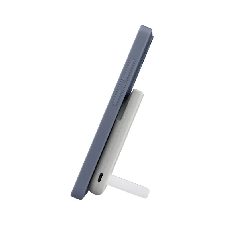 Samsung magnetinė belaidė išorinė baterija - 5000 mAh, pilka, 4 nuotrauka