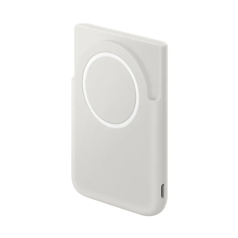 Samsung magnetinė belaidė išorinė baterija - 5000 mAh, pilka, 6 nuotrauka