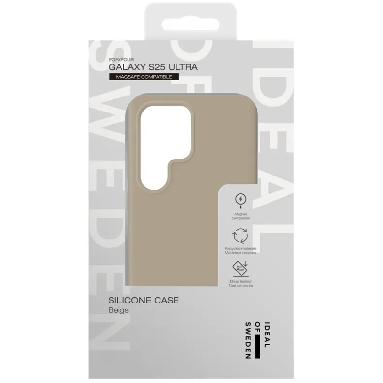 Ideal of Sweden Samsung Galaxy S25 Ultra MagSafe silikoninis dėklas, beige, 5 nuotrauka
