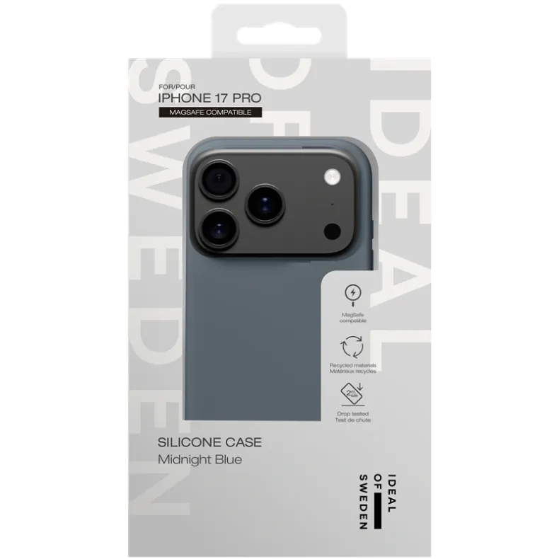 Ideal of Sweden iPhone 17 Pro MagSafe silikoninis dėklas, midnight blue, 5 nuotrauka