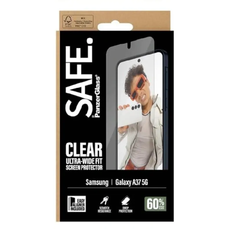 Safe Samsung Galaxy A37 stikliukas, 1 nuotrauka