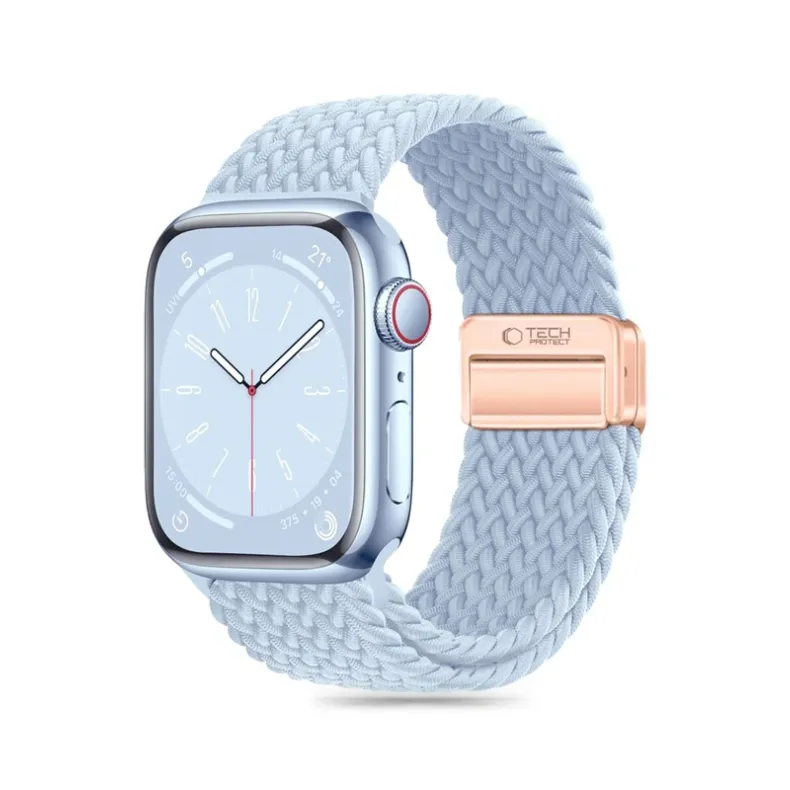 Techprotect Apple Watch 40 41 42 mm Nylonmag dirželis, žydra, 2 nuotrauka