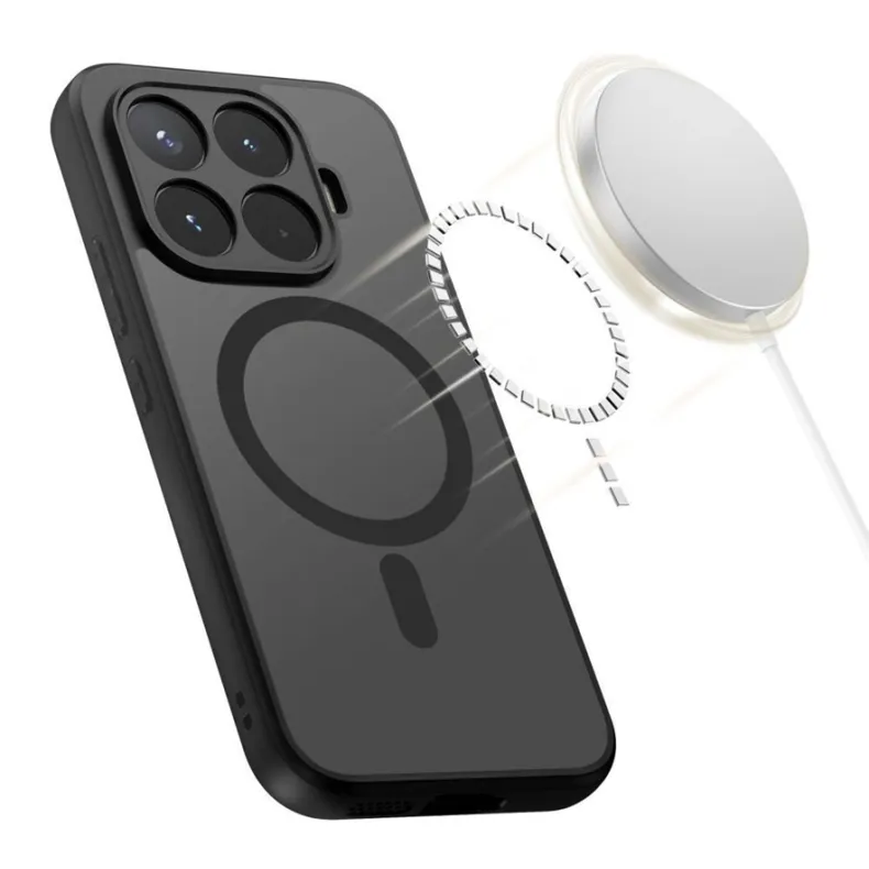 Techprotect Xiaomi 17T Pro Magmat MagSafe dėklas, juoda, 4 nuotrauka